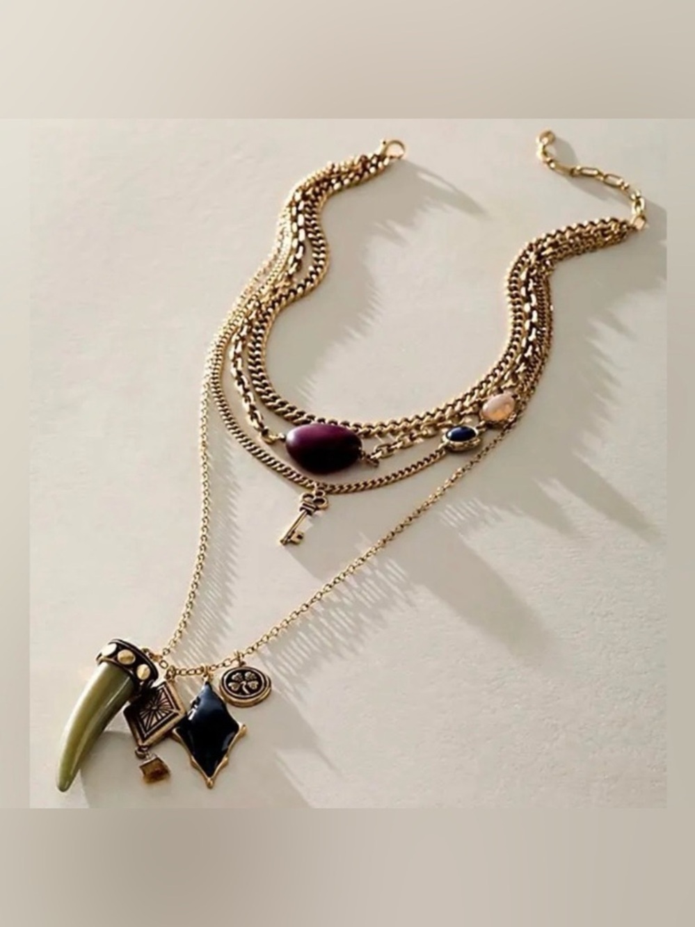 NWOT Free People Zella Layered Necklace